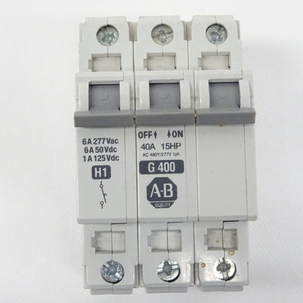 Allen Bradley 1492-ACBH1 + 1492-CB2G400 Schutzschalter