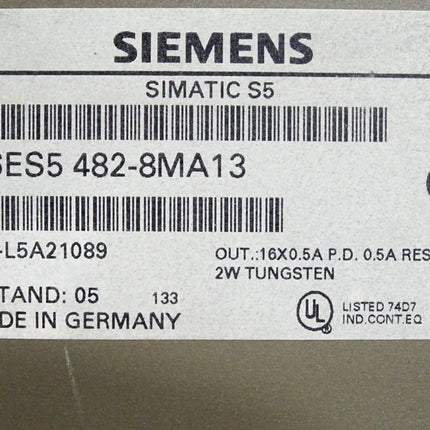 Siemens 6ES5482-8MA13 6ES5 482-8MA13 Digital Ein/Ausgabe