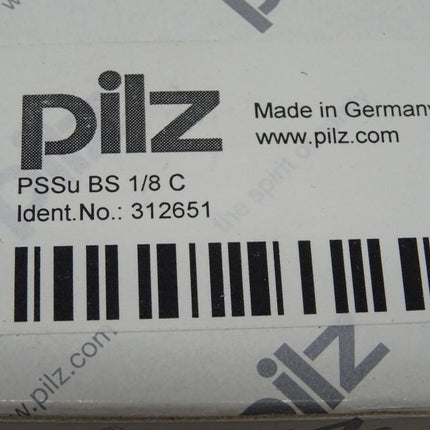 Pilz 312651 PSSu BS 1/8 C NEU/OVP