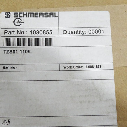 Schmersal Elan TZS 01.110/L TZS01.110/L 1030855 Sicherheitsschalter / Neu OVP