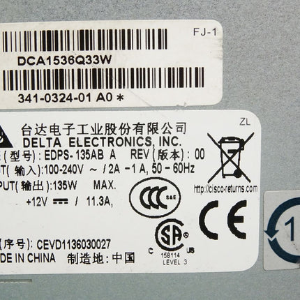 Delta Electronics EDPS-135AB 135W Power Supply 341-0324-01