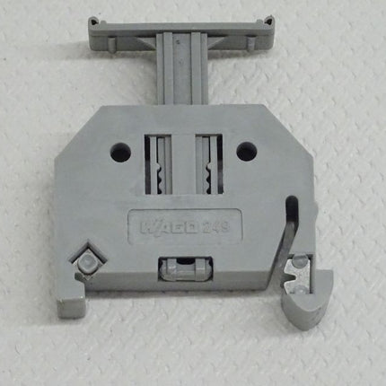 Wago 249-117 Schraubenlose Endklammer + 249-119 Gruppenschildträger