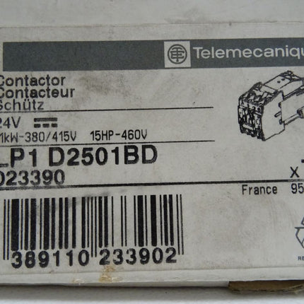 Telemecanique LP1D2501BD Contactor LP1 D2501BD Schütz 11kW NEU-OVP