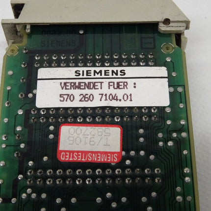 Siemens 6FX1850-0BX01-4C / 6FX1 850-0BX01-4C / 570 260 7104.00