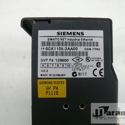 Siemens OSM TP 62 Simatic Net Industrial Ethernet 6GK1 105-2AA00 E:05 V2.2.3