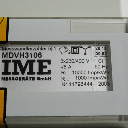 IME Messgeräte Messwandlerzähler MDVH3106