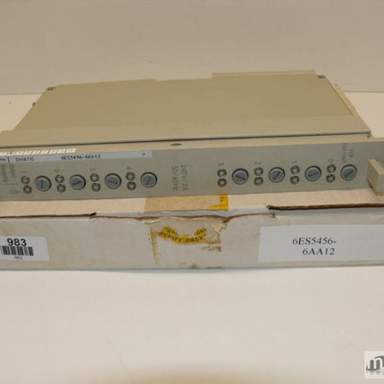 Siemens 6ES5456-6AA12 Simatic S5 6ES5 456-6AA12 E:03