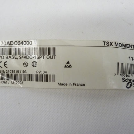 AEG Schneider Electric TSX Momentum 170ADO34000 I/O-Basismodul NEU-OVP