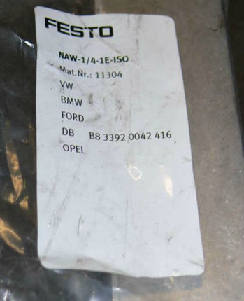 Festo NAW-1/4-1E-ISO Pneumatik Unterplatte NAW1/4-1EISO / NAW1/41EISO