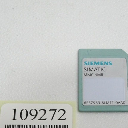 Siemens Simatic Memory Card MMC 4MB 6ES7953-8LM11-0AA0 6ES7 953-8LM11-0AA0