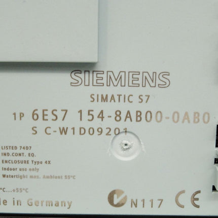 Siemens ET200pro SIMATIC DP IM154-8 PN/DP CPU 6ES7154-8AB00-0AB0 + 6ES7194-4AN00-0AA0