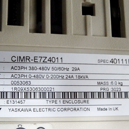 Omron Varispeed E7 CIMR-E7Z4011