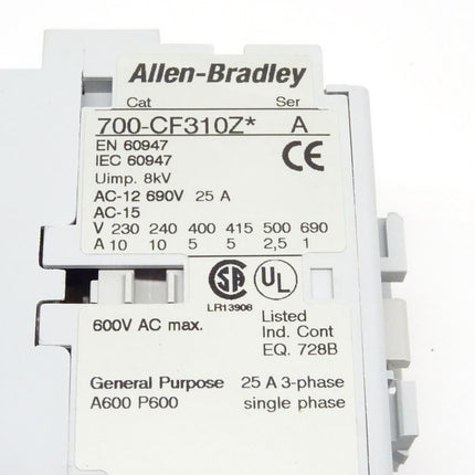 Allen-Bradley 700-CF310Z Relais Schütz 700CF310Z NEU/OVP