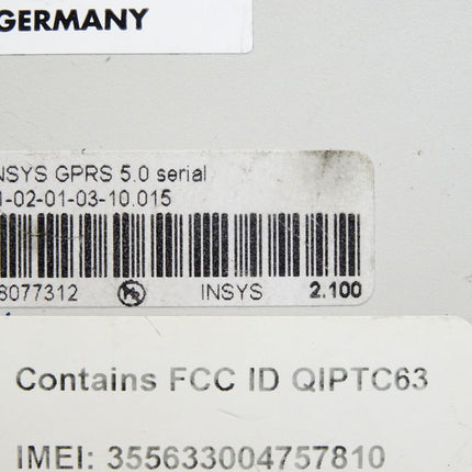 Insys GPRS Hutschienengerät serial / Ethernet