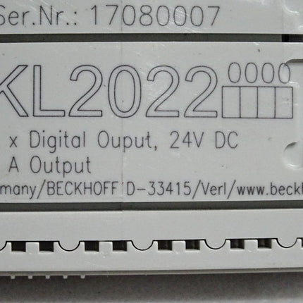 Beckhoff KL2022 digitale Ausgangsklemme