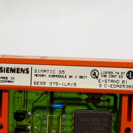 Siemens Memory Submodule 6ES5375-1LA15 6ES5 375-1LA15