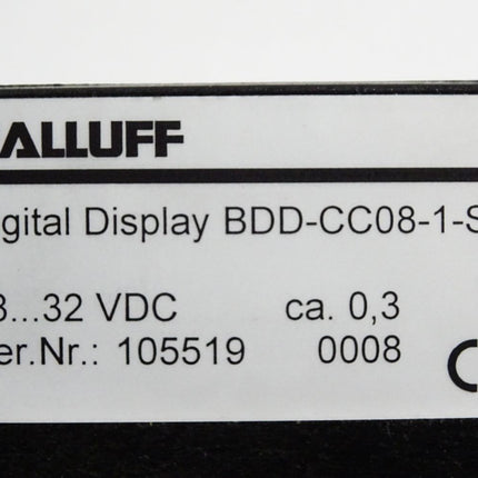 Balluff Digital Display BAE006F BDD-CC08-1-SSD / Neuwertig