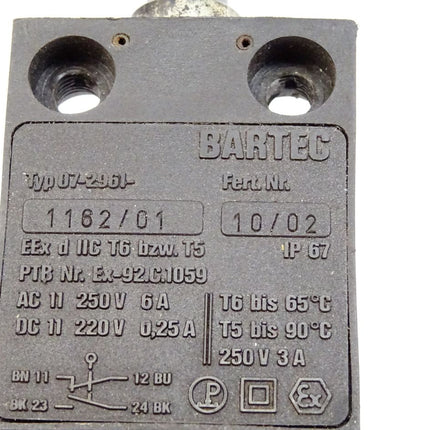 Bartec 07-2961-1162/01 Endtaster