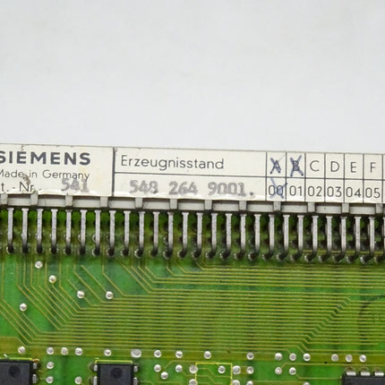 Siemens Sinumerik 6FX1126-4AA00 / 6FX1 126-4AA00 Interface E-Stand: 548 264 9001 / B 00 / 5482649001