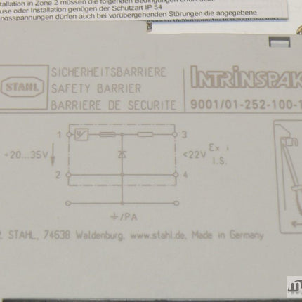 NEU/OVP Stahl / Intrinspack  9001/01-252-100-141 / 900101252100141