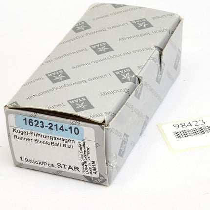 Star 1623-214-10 Kugel-Führungswagen / Neu OVP