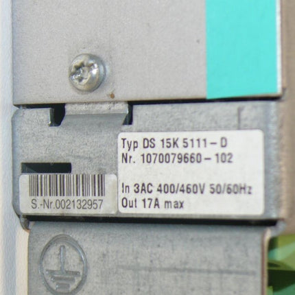 Bosch DS 15K5111-D Servo Drive 1070079660-102