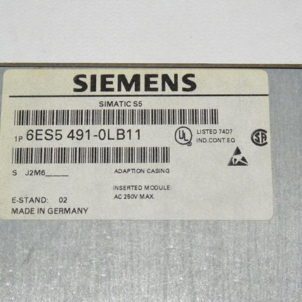 Siemens SIMATIC S5 6ES5491-0LB11 + WF470 6FM1470-4BA25 + 2x EPROM 128 kB 6ES5373-1AA81