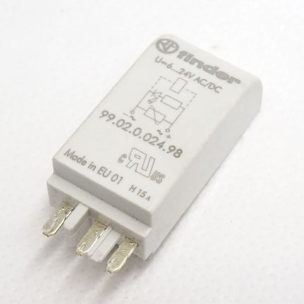 Finder 99.02.0.024.98 Steckmodul mit LED Varistor