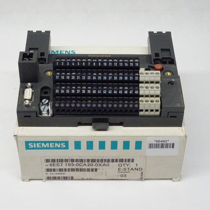 Siemens 6ES7193-0CA20-0XA0 Terminal Block 6ES7 193-0CA20-0XA0 E03 NEU-OVP