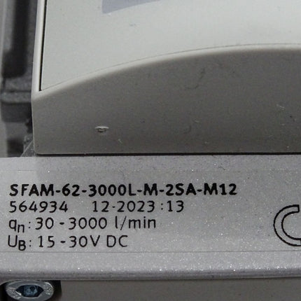 Festo 564934 Durchflusssensor SFAM-62-3000L-M-2SA-M12 / Unbenutzt