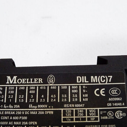 Moeller PKZM0-4 Motorschutzschalter + DILM7-10