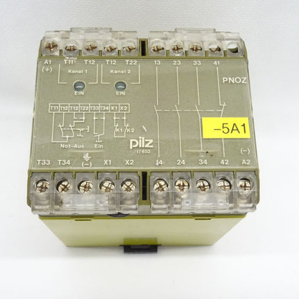 Pilz PNOZ 1 230-240VAC 3n/o 1n/c Sicherheitsschaltrelais 775650