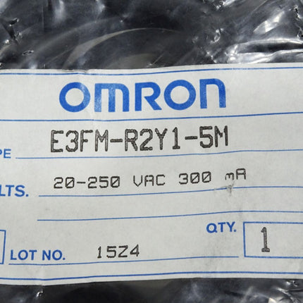 Omron E3FM-R2Y1-5M Photoelectric Sensor / Neu OVP