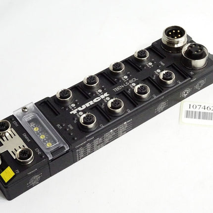 Turck TBEN-L5-8IOL 6814017 Kompaktes Multiprotokoll-I/O-Modul für Ethernet / Neuwertig