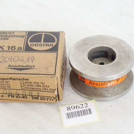 Gestra Rückschlagventil Rk16a DN20 3/4"  1.4581 PN40 ANSI 300 / Neu OVP