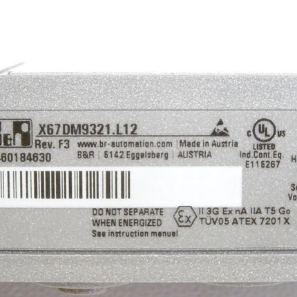 B&R X67DM9321.L12 Rev. E0 16 Digitalkanälen Knotennummernschalter / Neu - Maranos.de