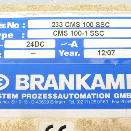 Brankamp System Prozessautomation CMS100-1SSC CMS100-1SS C