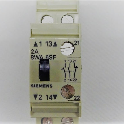 Siemens 1x 8WA1011-6SF25 Schutzschalterklemme 8WA1 011-6SF25 Neuwertig