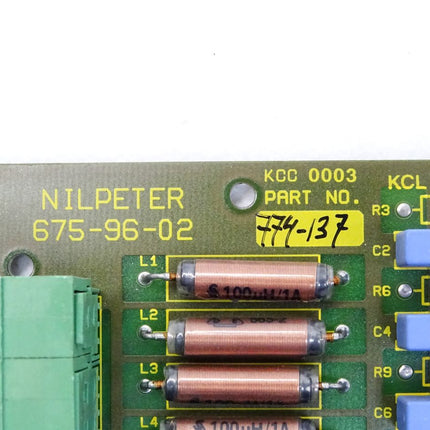 Nilpeter 675-96-02 Relay Board