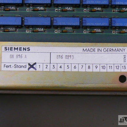 Siemens Sinumerik Sprint T / A 456 112 / E321 / 456112 + GN777A + GN816A +