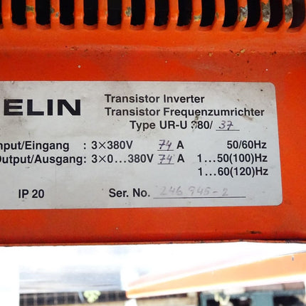 Elin electronic ELDRIVE Transistor Frequenzumrichter UR-U 380/37 37kW