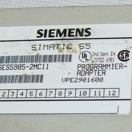 Siemens Simatic S5 6ES5 985-2MC11 / 6ES5985-2MC11 Programmieradapter