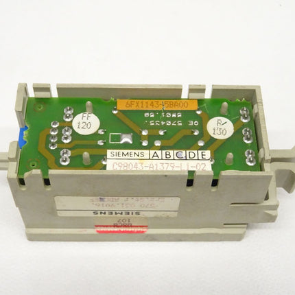 Siemens 6FX1143-5BA00 / C98043-1A1379-L1-02 / 570 031.031.9016