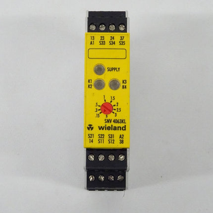 Wieland SNV 4063KL-A Safety Relay A-03 R1188.0620.0 Sicherheitsrelais