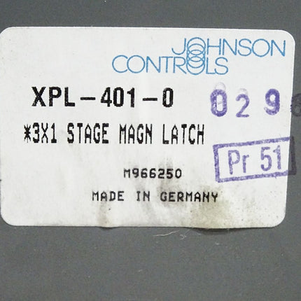 Johnson Controls XPL-401-0 XPL-401