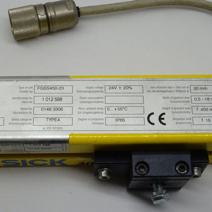 Sick FGSS450-23 elektronische Lichtschranke SENDER 1 012 588 / 24V / 30-FGS