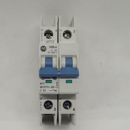 AB Allen Bradley 1489-A2C060 SER. A  Leitungsschutzschalter 2 Pole 6A C