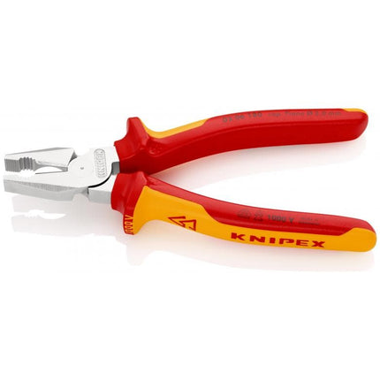 Knipex 02 06 180 Kraft-Kombizange VDE 180mm 0206180 mit Mehrkomponenten-Hüllen