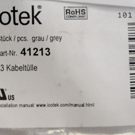 Icotek Kabeltülle KT13 / Inhalt : 12 Stück / Unbenutzt