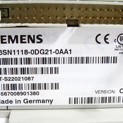 Siemens 6SN1118-0DG21-0AA1 Version C / Neuwertig OVP